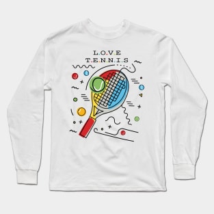 Love Tennis Long Sleeve T-Shirt